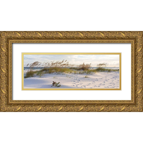 Plage 11 Gold Ornate Wood Framed Art Print with Double Matting by Braun Studio