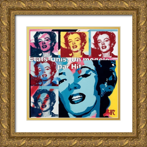 Un modele Gold Ornate Wood Framed Art Print with Double Matting by Raynal, Paul