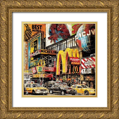 Best Musica Gold Ornate Wood Framed Art Print with Double Matting by Arietti, Fabienne