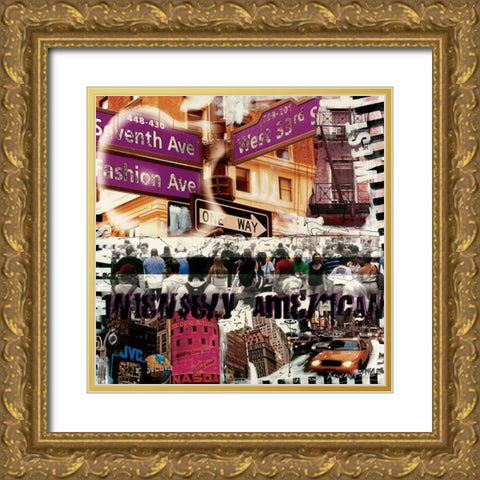 View sexy American Gold Ornate Wood Framed Art Print with Double Matting by Gachaga, Vincent