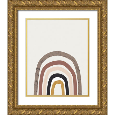 Bohemia 4 Gold Ornate Wood Framed Art Print with Double Matting by BRAUN Studio