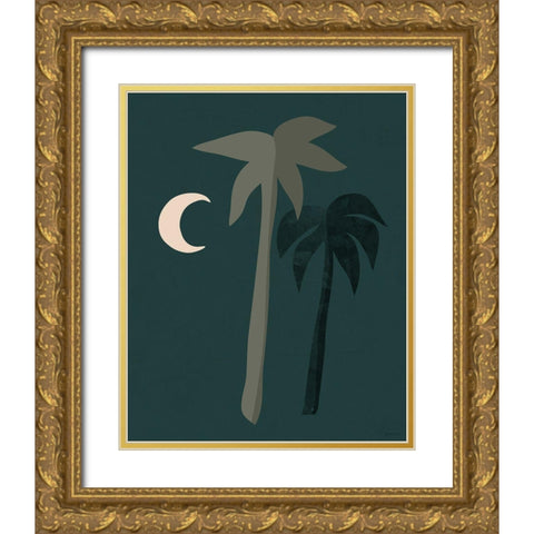 DÃ©sert 3 Gold Ornate Wood Framed Art Print with Double Matting by BRAUN Studio