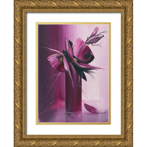 Envol  Gold Ornate Wood Framed Art Print with Double Matting by Tramoni, Oliver