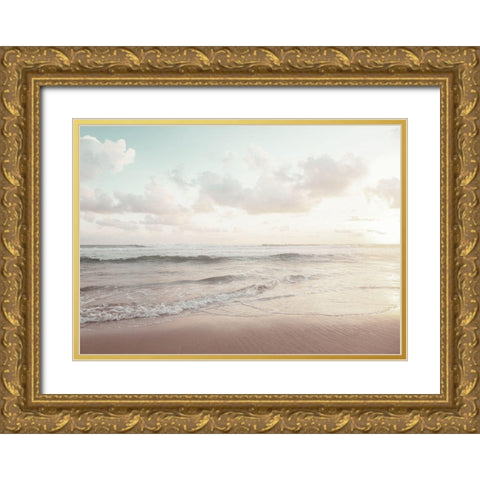Bord de mer 1 Gold Ornate Wood Framed Art Print with Double Matting by BRAUN Studio