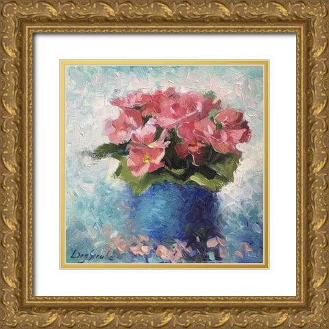 Glory Gold Ornate Wood Framed Art Print with Double Matting by Strube, Ling