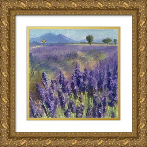 Summer in France Gold Ornate Wood Framed Art Print with Double Matting by Strube, Ling