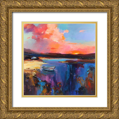 Earthly Delights Gold Ornate Wood Framed Art Print with Double Matting by Bond