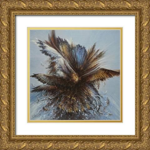 Guards Gold Ornate Wood Framed Art Print with Double Matting by Yushkevich, Viktor