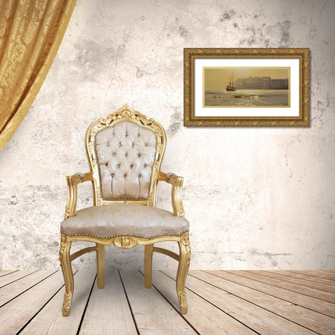 By Walls from Old City Gold Ornate Wood Framed Art Print with Double Matting by Adamov, Alexey