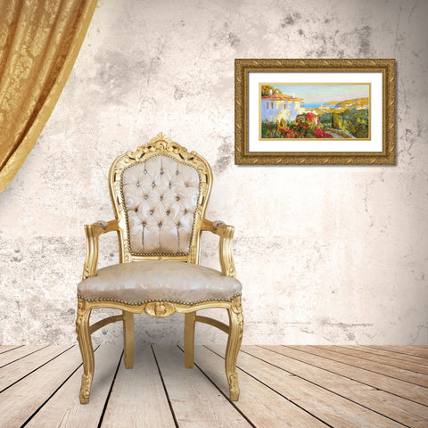 Kadakes Gold Ornate Wood Framed Art Print with Double Matting by Obuchovsky, Yury