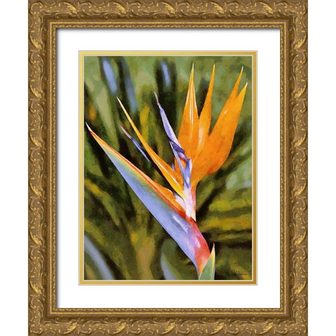 Beautiful Orchid I Gold Ornate Wood Framed Art Print with Double Matting by Medeiros, Celito