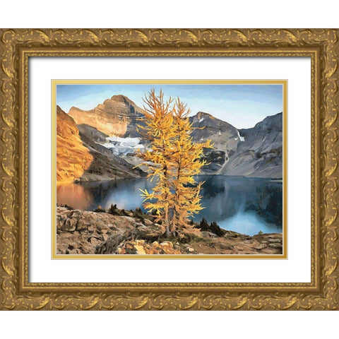 Jasper National Park V Gold Ornate Wood Framed Art Print with Double Matting by Medeiros, Celito