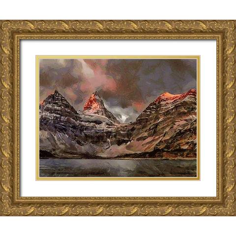 Jasper National Park VI Gold Ornate Wood Framed Art Print with Double Matting by Medeiros, Celito