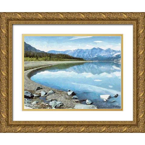 Jasper National Park VII Gold Ornate Wood Framed Art Print with Double Matting by Medeiros, Celito