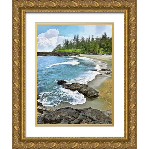 Jasper National Park VIII Gold Ornate Wood Framed Art Print with Double Matting by Medeiros, Celito