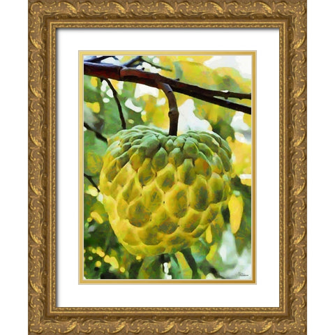 Tropical Fruit I Gold Ornate Wood Framed Art Print with Double Matting by Medeiros, Celito