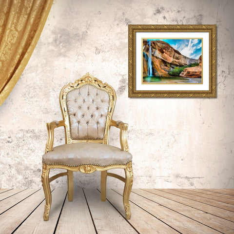Beauty of Rocks XIII Gold Ornate Wood Framed Art Print with Double Matting by Medeiros, Celito