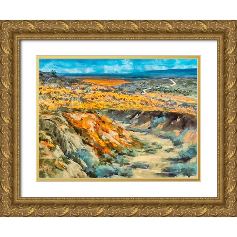 Beauty of Rocks XVII Gold Ornate Wood Framed Art Print with Double Matting by Medeiros, Celito