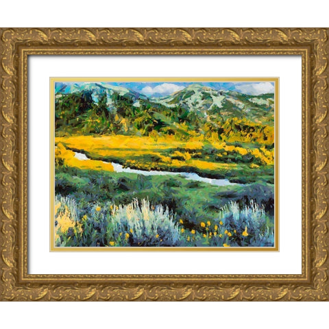Great National Parks II Gold Ornate Wood Framed Art Print with Double Matting by Medeiros, Celito