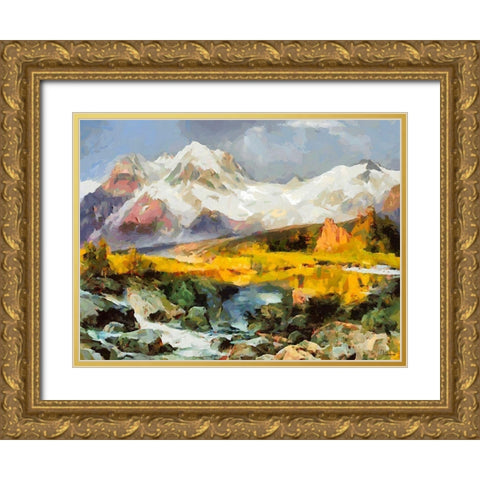 Great National Parks VIII Gold Ornate Wood Framed Art Print with Double Matting by Medeiros, Celito