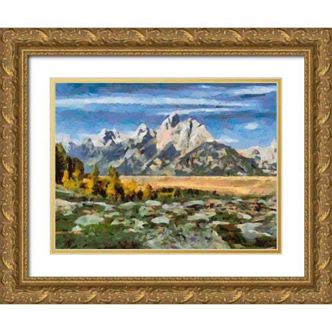 Great National Parks XIV Gold Ornate Wood Framed Art Print with Double Matting by Medeiros, Celito