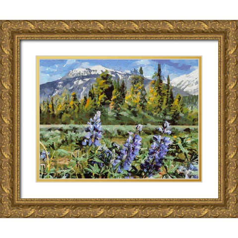 Great National Parks XV Gold Ornate Wood Framed Art Print with Double Matting by Medeiros, Celito