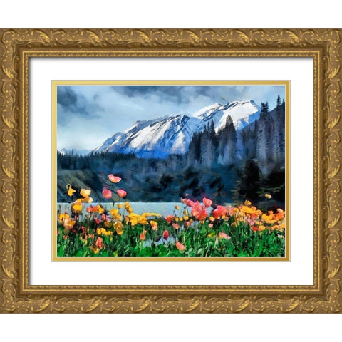 Great National Parks XXII Gold Ornate Wood Framed Art Print with Double Matting by Medeiros, Celito