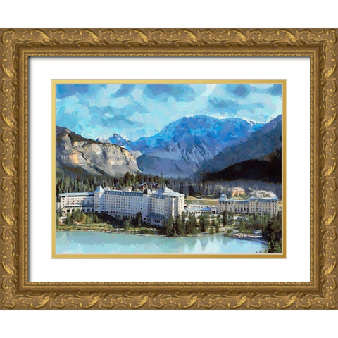 Great National Parks XXXVII Gold Ornate Wood Framed Art Print with Double Matting by Medeiros, Celito