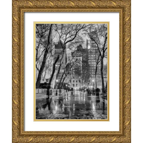 My lovely New York XXI Gold Ornate Wood Framed Art Print with Double Matting by Medeiros, Celito