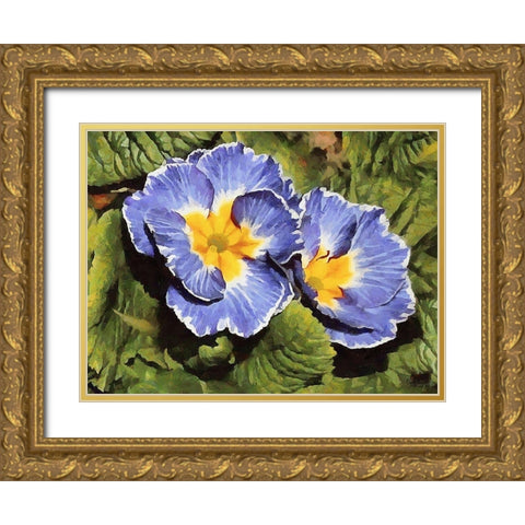 I like Flowers XXXIV Gold Ornate Wood Framed Art Print with Double Matting by Medeiros, Celito
