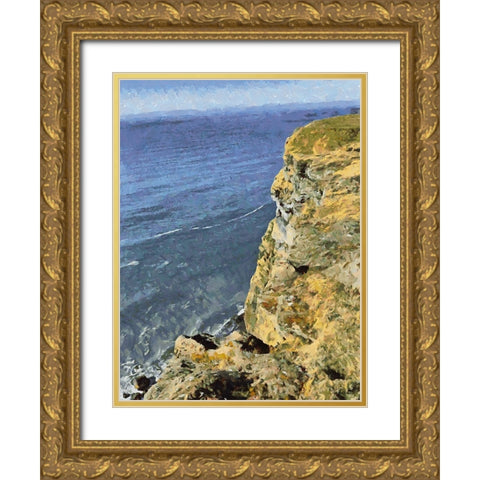 Beautiful nature in Iceland XXVIII Gold Ornate Wood Framed Art Print with Double Matting by Medeiros, Celito