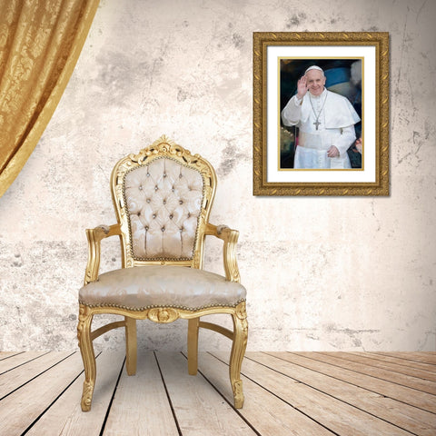 Pop Fransisco I Gold Ornate Wood Framed Art Print with Double Matting by Medeiros, Celito