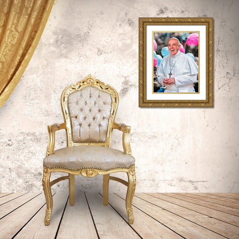 Pop Fransisco II Gold Ornate Wood Framed Art Print with Double Matting by Medeiros, Celito