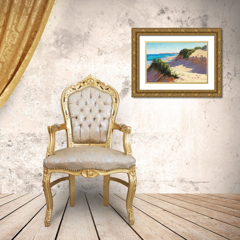 Dune Paintings Gold Ornate Wood Framed Art Print with Double Matting by Gercken, Graham