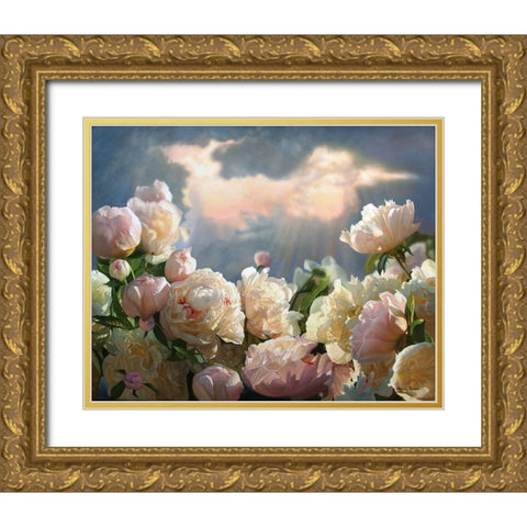 To the Light Gold Ornate Wood Framed Art Print with Double Matting by Kopania, Zbigniew