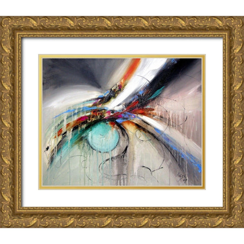 The Beginning Gold Ornate Wood Framed Art Print with Double Matting by Kovacs, Anna Brigite