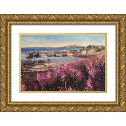 Scotland Landscape IV Gold Ornate Wood Framed Art Print with Double Matting by Strube, Ling