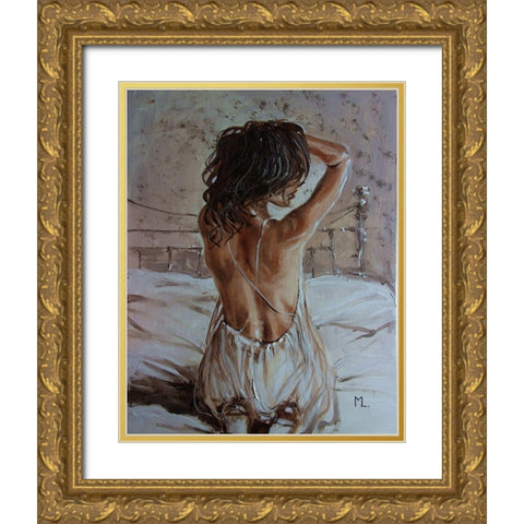 Light in the Room II Gold Ornate Wood Framed Art Print with Double Matting by Luniak, Monika