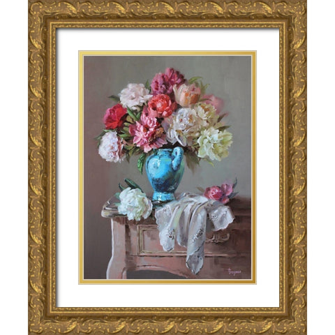 Tender Scent Gold Ornate Wood Framed Art Print with Double Matting by Rogozina, Svetlana