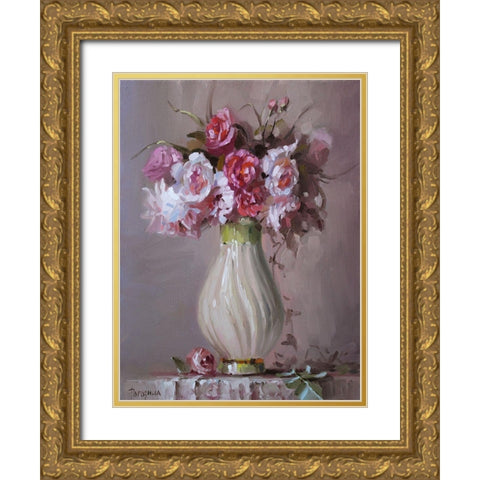 Aromat Bouquet II Gold Ornate Wood Framed Art Print with Double Matting by Rogozina, Svetlana
