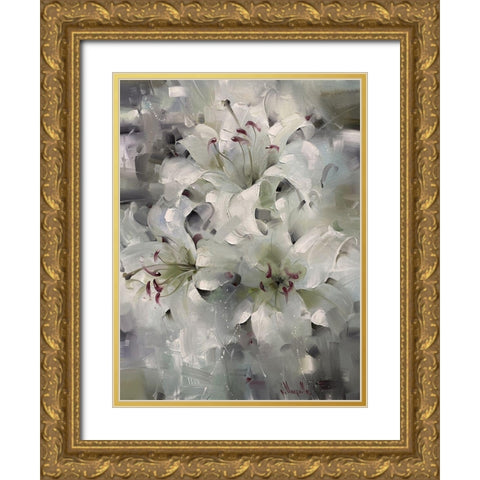 Winter Sleep Gold Ornate Wood Framed Art Print with Double Matting by Singatullin, Marsel