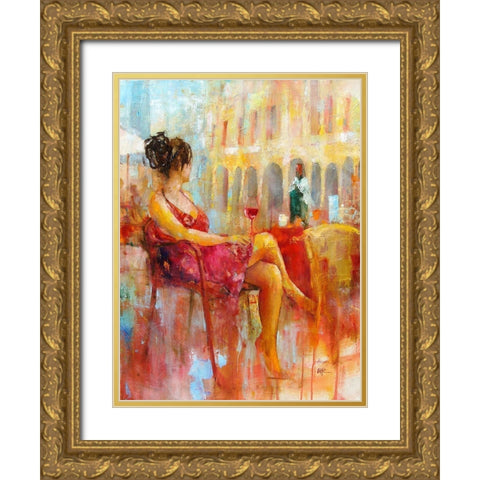 New Day Gold Ornate Wood Framed Art Print with Double Matting by Zakrynycny, Viktor