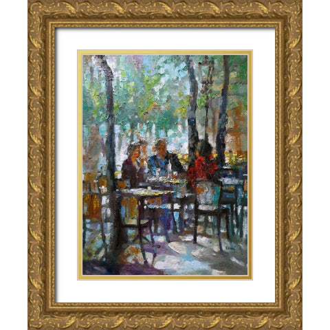 Summer Day  Gold Ornate Wood Framed Art Print with Double Matting by Zakrynycny, Viktor