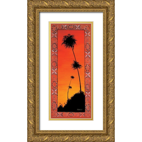 Australian Bush I Gold Ornate Wood Framed Art Print with Double Matting by Dahlke, Izabella