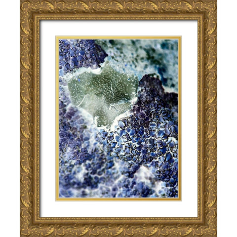 Texture Group I Gold Ornate Wood Framed Art Print with Double Matting by Grayscale