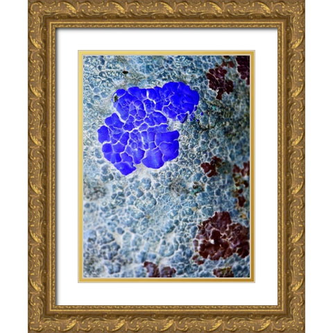 Texture Group IV Gold Ornate Wood Framed Art Print with Double Matting by Grayscale