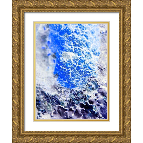 Texture Group V Gold Ornate Wood Framed Art Print with Double Matting by Grayscale