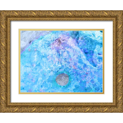 Salt Block III Gold Ornate Wood Framed Art Print with Double Matting by Grayscale