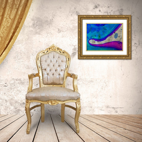 Bio Rainbow Ib Gold Ornate Wood Framed Art Print with Double Matting by Grayscale