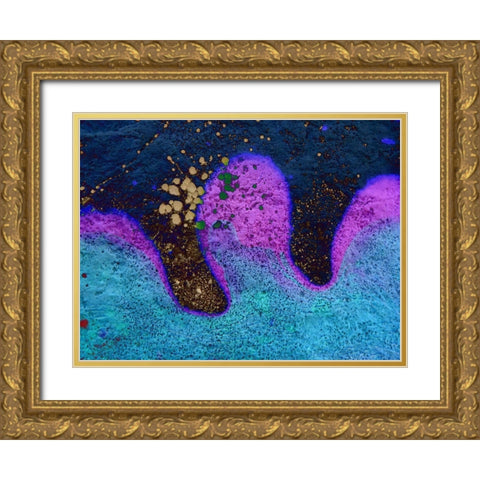 Bio Rainbow II Gold Ornate Wood Framed Art Print with Double Matting by Grayscale